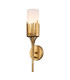 Sawgrass Candle Wall Lamp Gold Leaf with Antique Glaze IP44-1