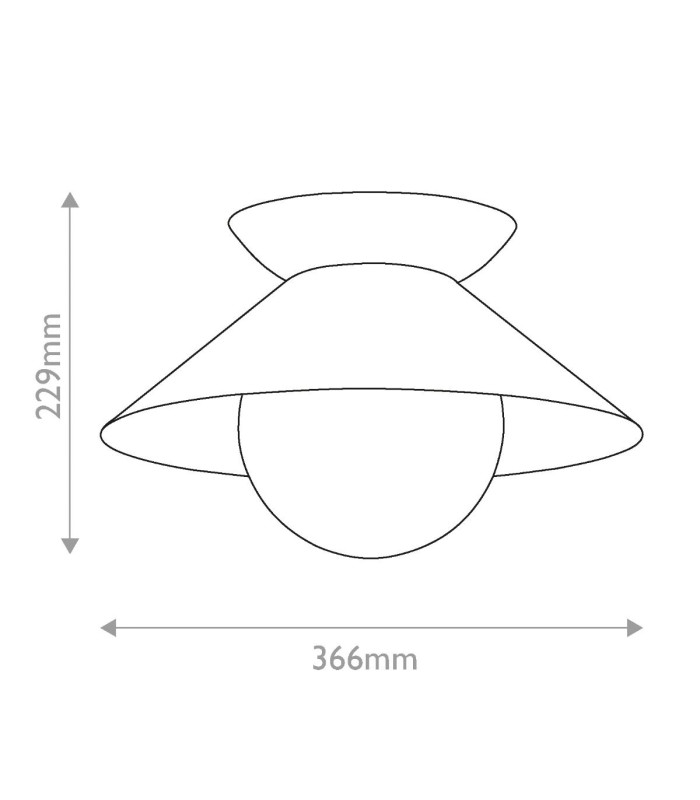 Saucer Bowl Semi Flush Ceiling Light Aged Brass-2