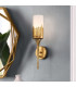 Sawgrass Candle Wall Lamp Gold Leaf with Antique Glaze IP44-2