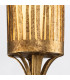 Sawgrass Candle Wall Lamp Gold Leaf with Antique Glaze IP44-5