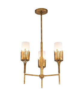 Sawgrass Multi Arm Pendant Ceiling Light Gold Leaf with Antique Glaze-1