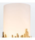 Sawgrass Candle Wall Lamp Gold Leaf with Antique Glaze IP44-7