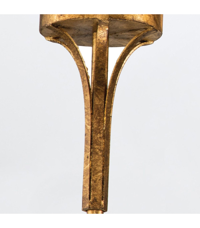 Sawgrass Multi Arm Pendant Ceiling Light Gold Leaf with Antique Glaze-9