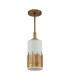 Sawgrass Slim Pendant Ceiling Light Gold Leaf with Antique Glaze-5