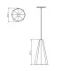 Angular Dome Pendant Ceiling Light Teak-3