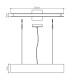 Clean Bar Pendant Ceiling Light Teak-3