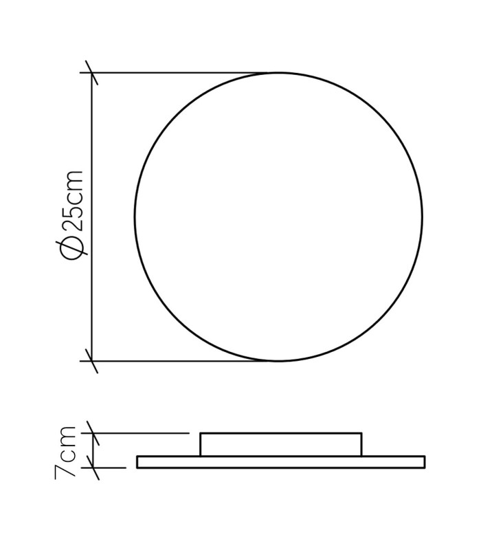 Clean Flush Wall Lamp Teak-3