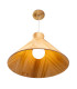 Conical Dome Pendant Ceiling Light Teak-4