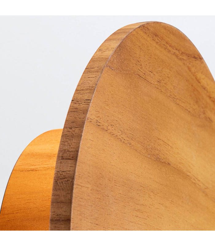 Clean Flush Wall Lamp Teak-7