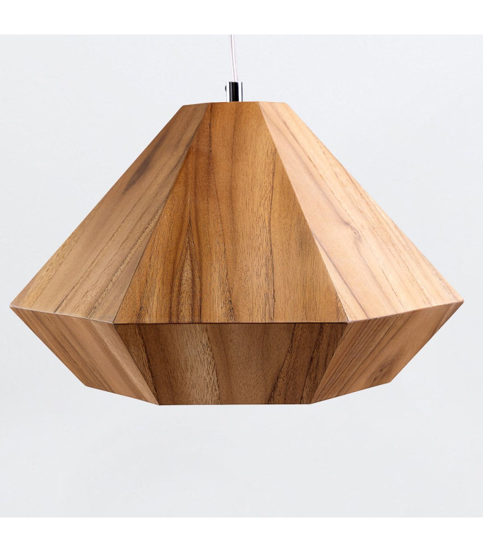 Diamond Dome Pendant Ceiling Light Teak-4