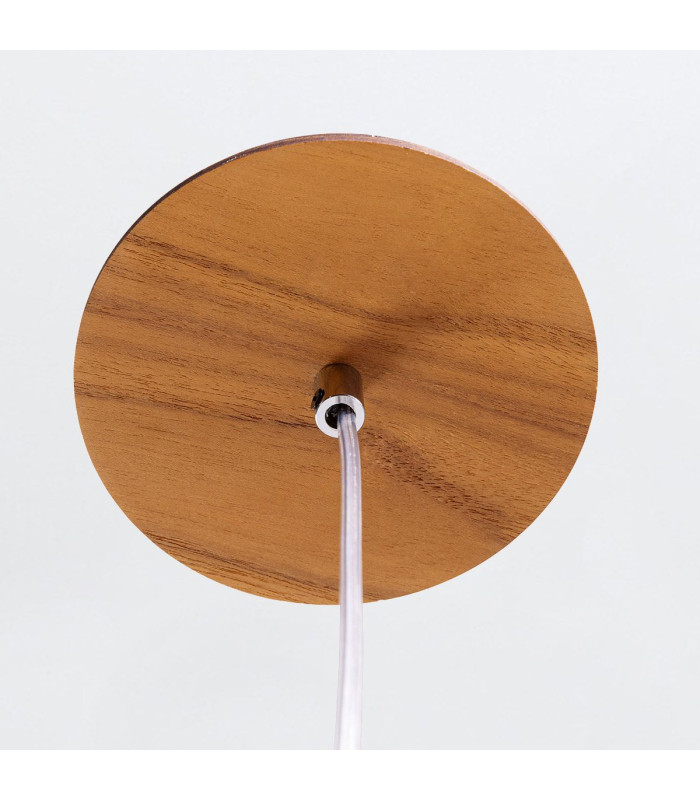 Diamond Dome Pendant Ceiling Light Teak-5