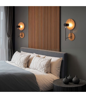 Dot Wall Lamp Teak-2
