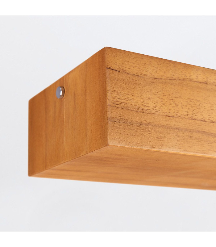 Horizon 100cm Bar Pendant Ceiling Light Teak-5