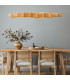 Horizon 140cm Bar Pendant Ceiling Light Teak-2
