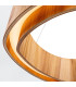 Horizon 60cm Cylindrical Pendant Ceiling Light Teak-6
