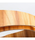 Horizon 80cm Cylindrical Pendant Ceiling Light Teak-6