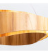 Horizon 80cm Cylindrical Pendant Ceiling Light Teak-7