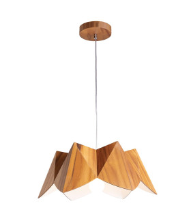 Physalis Pendant Ceiling Light Teak-1