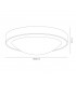 IP44 2 Light E27 Large Flush Ceiling Light, Satin Nickel with Opal White Glass - 3