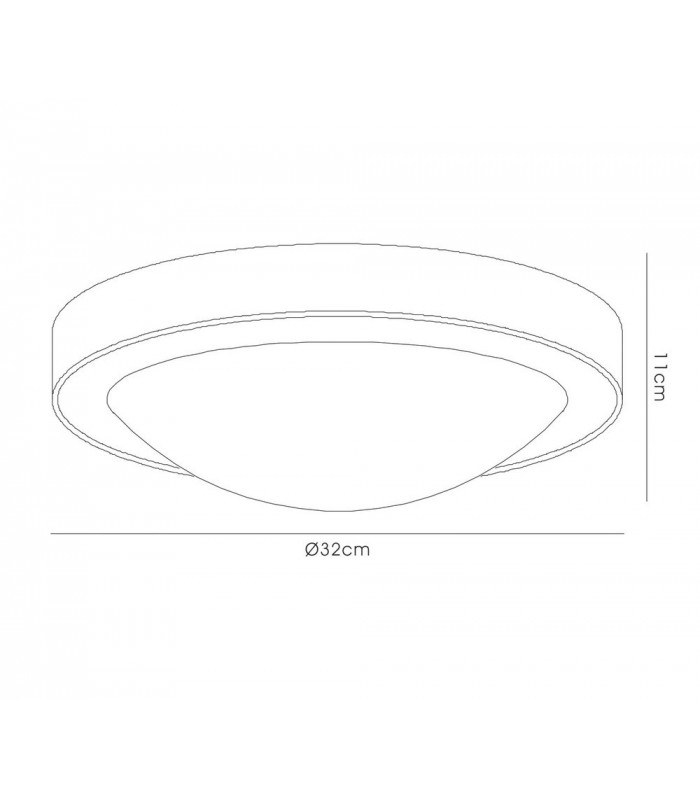 IP44 2 Light E27 Large Flush Ceiling Light, Satin Nickel with Opal White Glass - 3
