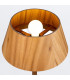 Nostalgia Table Lamp with Round Tapered Shade Teak-5