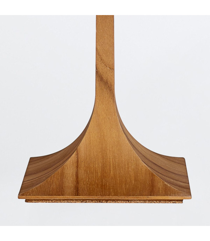 Nostalgia Table Lamp with Round Tapered Shade Teak-8
