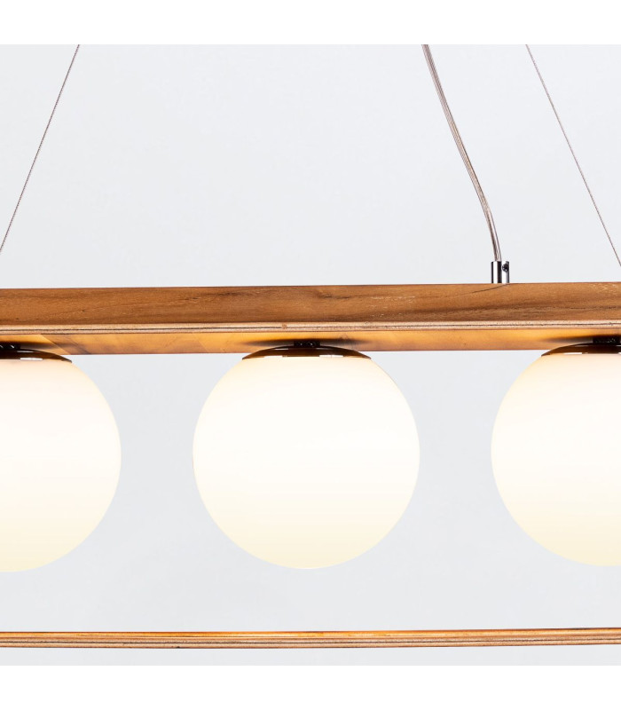 Sfera Bar Pendant Ceiling Light Teak-7