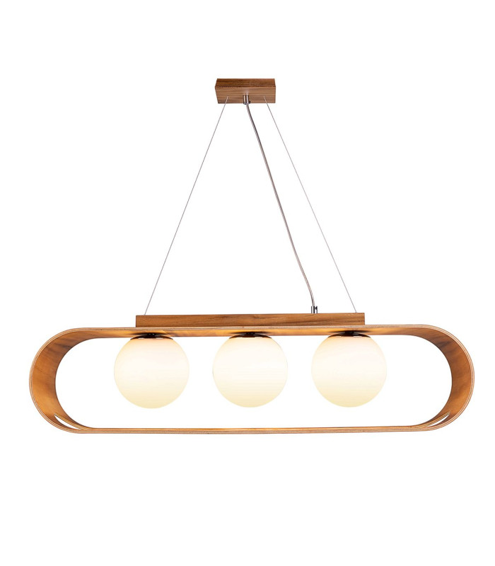 Sfera Bar Pendant Ceiling Light Teak-8