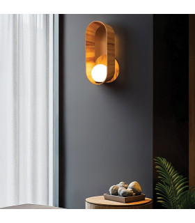 Sfera Globe Wall Lights Teak-2