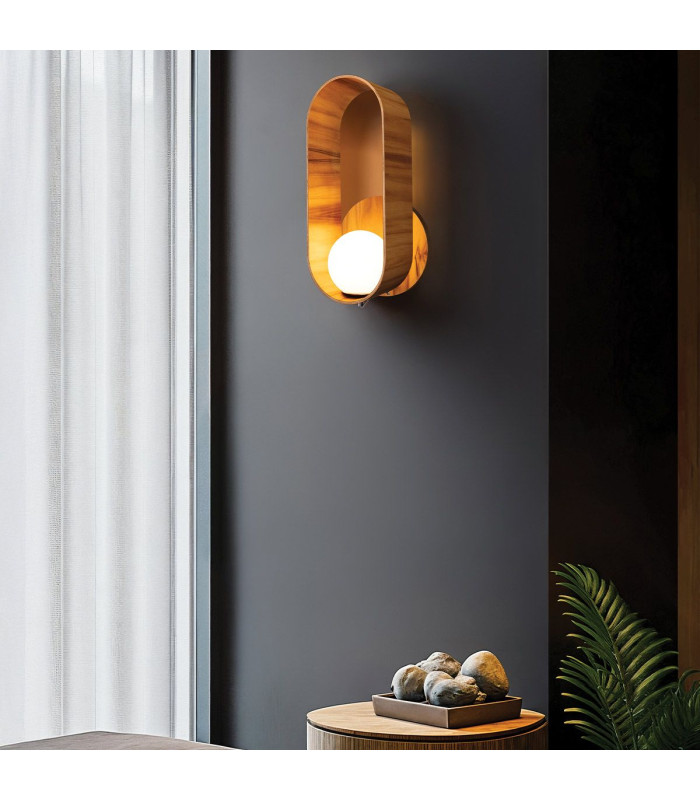 Sfera Globe Wall Lights Teak-2