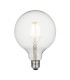 Large White Globe LED E27 Lamp Clear Glass-1