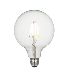 Large White Globe LED E27 Lamp Clear Glass-1