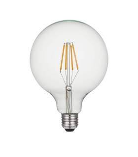Large White Globe LED E27 Lamp Clear Glass-2