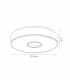 IP44 18W LED Medium Flush Ceiling Light, 4000K 1400lm CRI80, Polished Chrome with White Acrylic Diffuser - 3