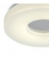 IP44 18W LED Medium Flush Ceiling Light, 4000K 1400lm CRI80, Polished Chrome with White Acrylic Diffuser - 4