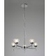 Ceiling 5 Light G9 Ceiling Pendant, Semi Ceiling, Polished Chrome with Clear Prismatic Glass - 2