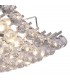 Flush Ceiling Lamp with Acrylic Spheres, 4 Light E14 Polished Chrome - 6