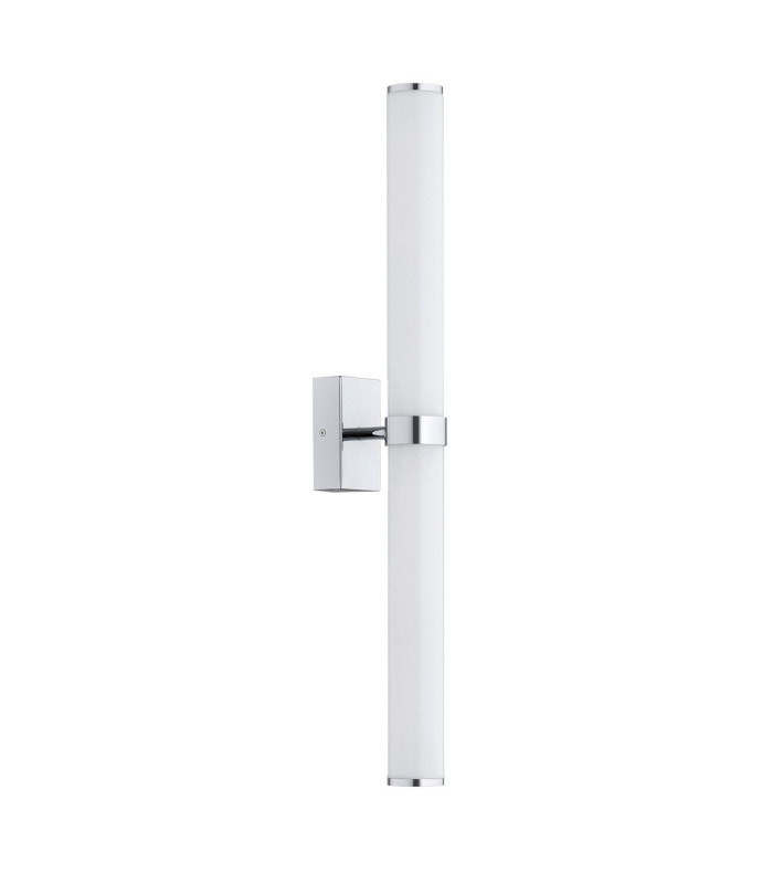 Batumi LED Bathroom Wall Lamp Chrome Opal Diffuser IP44 2540lm 3000K-4