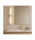Batumi LED Bathroom Wall Lamp Brass Opal Diffuser IP44 2540lm 3000K-2