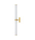 Batumi LED Bathroom Wall Lamp Brass Opal Diffuser IP44 2540lm 3000K-5