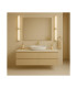 Batumi LED Bathroom Wall Lamp Brass Opal Diffuser IP44 2540lm 3000K-6