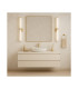 Batumi LED Bathroom Wall Lamp Brass Opal Diffuser IP44 2540lm 3000K-7