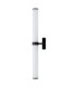 Batumi LED Bathroom Wall Lamp Black Opal Diffuser IP44 2540lm 3000K-4