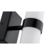 Batumi LED Bathroom Wall Lamp Black Opal Diffuser IP44 2540lm 3000K-5