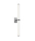 Batumi LED Bathroom Wall Lamp Brushed Nickel Opal Diffuser IP44 2540lm 3000K-1