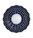 Boll Handmade Shell 28cm Wall Lamp Deep Cobalt Blue White Dots G9 IP44-4
