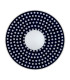Boll Handmade 30cm Wall Lamp Deep Cobalt Blue White Dots G9 IP44-4