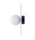 Boll Handmade 30cm Wall Lamp Deep Cobalt Blue White Dots G9 IP44-6