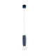 Boll Handmade Slim Pendant Ceiling Light Deep Cobalt Blue White Dots G9 IP44-1