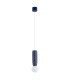 Boll Handmade Slim Pendant Ceiling Light Deep Cobalt Blue White Dots G9 IP44-4